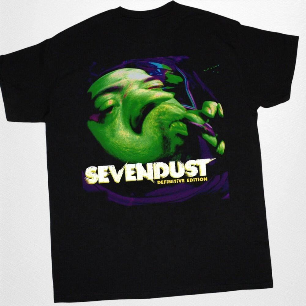 Gildan Reprinted Shirt  Sevendust Definitive Edition Graphic Metal T-Shirt